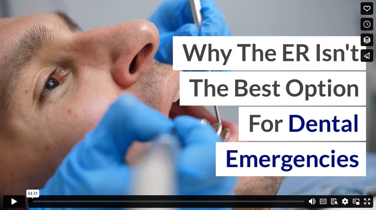 Why The ER Isn’t The Best Option For Dental Emergencies