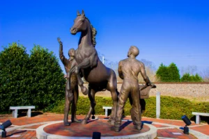 A statue in Buford, GA