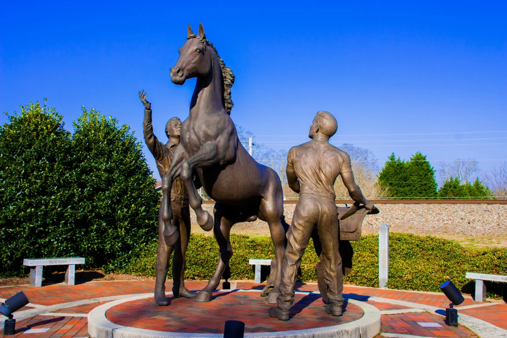 A statue in Buford, GA